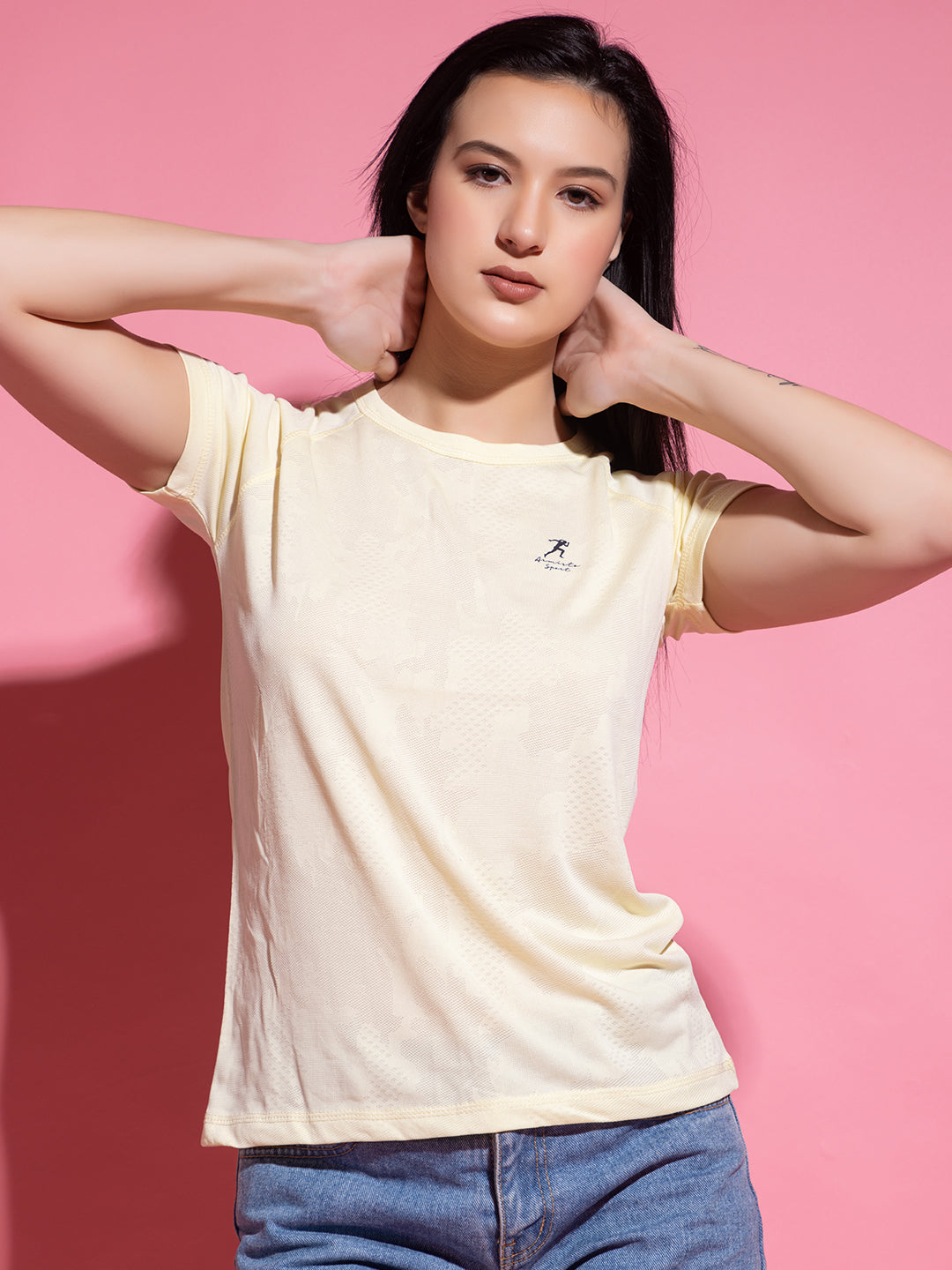 Dri-Fit Sports T-shirt I Lemon Yellow