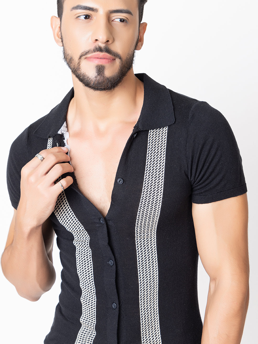 Resort Knit Polo I Black