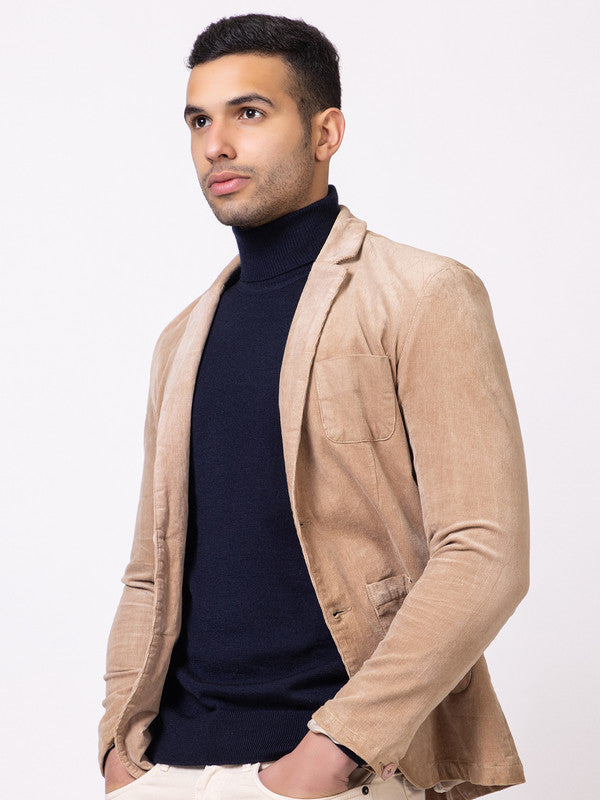 Turtle Neck Pullover I Certified Wool I Navy