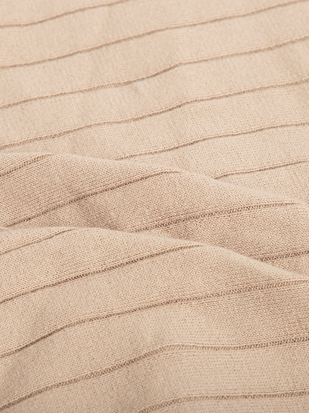 Rib Knit Polo I Oatmeal